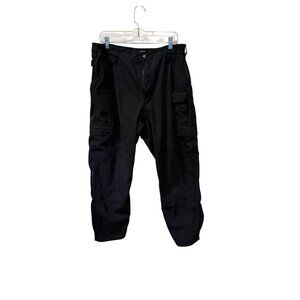 5.11 Tactical Mens Black Cargo Pants 36x30 Durable Utility Design With Pockets